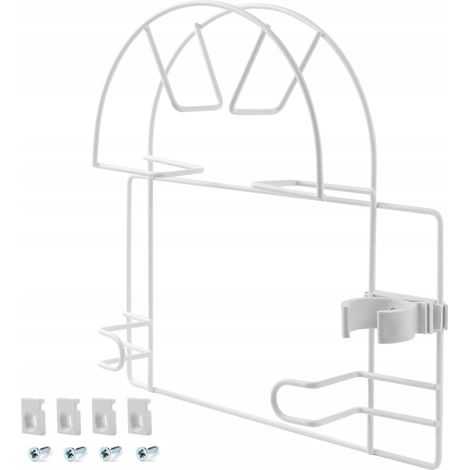 Piccolo gancio bianco per tubo di aspirapolvere