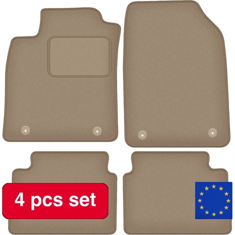 Autoteppiche, Luxus-Schutzumrandung, kompatibel mit Opel Vectra C, Limousine (2002-2008), Beige (1/5)