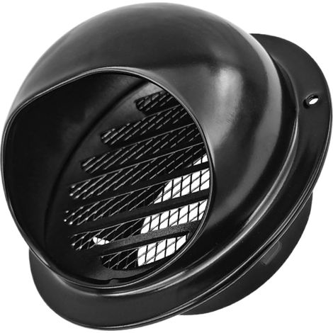 Grille d'Extraction pour Soffite Raccord de tuyau d'évacuation extérieur à Couvercle avec moustiquaire aération soffite 10 cm / 15 cm Pour intérieur extérieur salle (1/5)