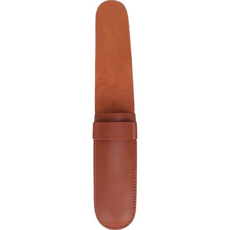 Étui de protection rasoir PU rétro, pochette de voyage pour rasoir manuel et tondeuse, étui portable vintage pour homme, accessoire de rangement extérieur (1/5)