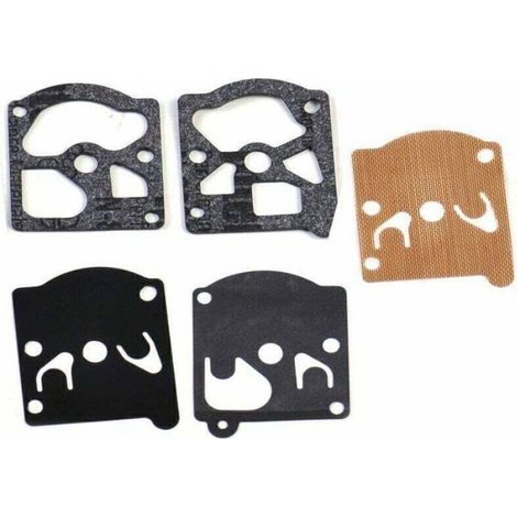 Kit Réparation Carburateur - Joint Membrane - Compatible Walbro K10-WAT WA WT - Pour Équipements De Jardinage - Lot De 2 (1/4)