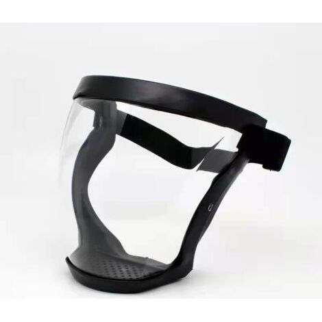 royaluxe-Visière de Protection, Anti-fog Protective Full Face Shield, Face Shield de Protection Complets, HD Transparent Bionic Face Shield de Protection, Visières de Sécurité, Réglable Sangle, Anti-P (1/5)