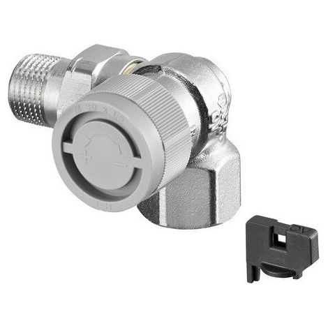 Valvola termostatica serie AQ M 30 x 1,5, angolare DN 15, destra OVENTROP