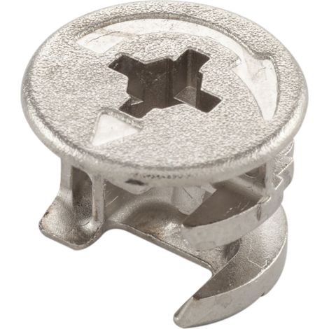 Conector excéntrico Rastex 15 con borde tapa 19mm HETTICH (Por 200) (1/4)