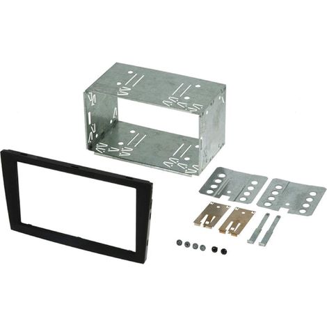 Kit facade compatible avec Opel Combo Corsa Meriva Anthracite rubber touch