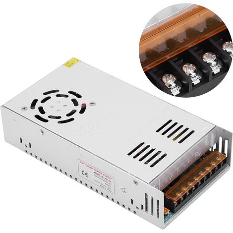 Alimentation à découpage 12 V CC pour barre lumineuse LED en alliage d'aluminium pour imprimante 3D (S-480-12 (12 V 40 A 480 W) AC 110/220 V ±15 %) (1/5)