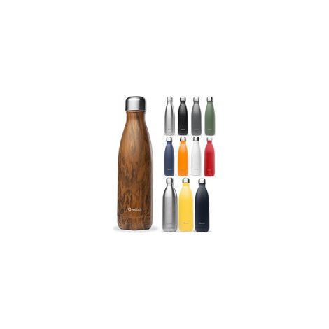 Bouteilles isotherme QWETCH MATT - Carbone - 1 L - QD3506 (1/3)