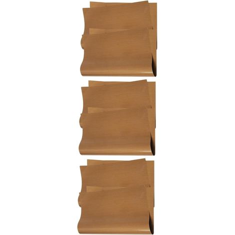 Amosfun 6 Feuilles Torchon à Vaisselle Tapis De Cuisson Double Face Pour Four Doublure De Moule à Gâteau Lisse Réutilisable Four à Airfryer Tapis De Cuisson à La Vapeur Téflon'-'- (1/5)