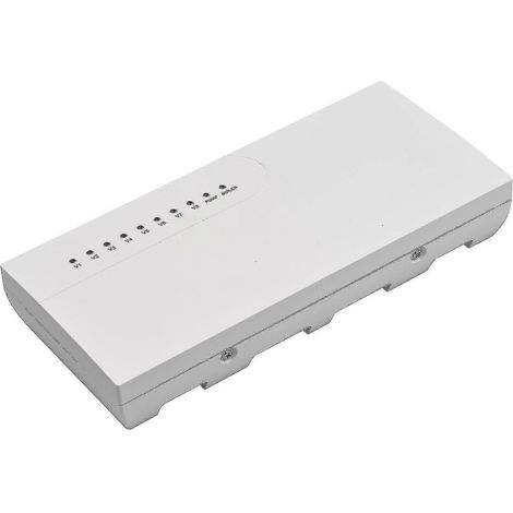 Contrôleur Smart Hub à 8 canaux pour concentrateur 220 V avec indicateurs LED pour chauffage au sol, climatisation, chaudière à gaz. (1/4)