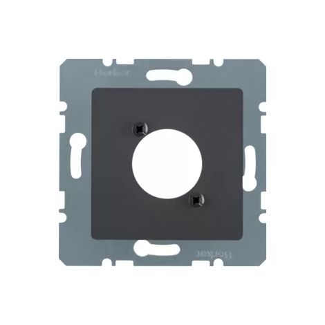 Berker Zentralplatte f XLR-Rundst.v D-S anth ma 14121606 (1/2)