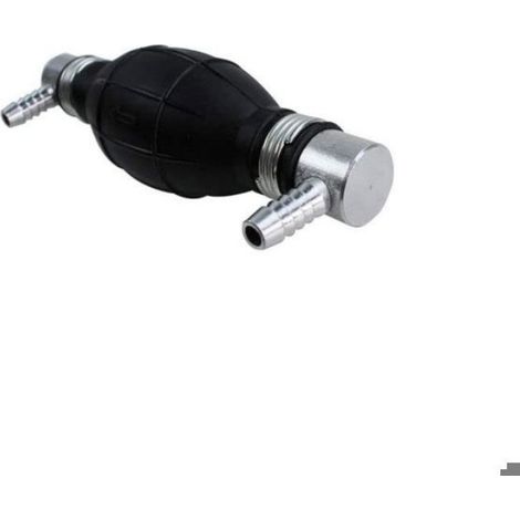 Pompe Poire d'Amorçage pour Système Alimentation Carburant Gasoil Essence Diesel 8mm Coude 90° Universel (1/3)