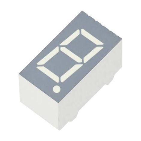 Kingbright Afficheur 7 segments vert 9 mm 2.2 V Nombre de chiffres: 1 SA36-11GWA Q87575 (1/2)