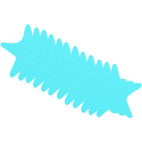 Adesivi antiscivolo per doccia, blu, 12 pezzi
