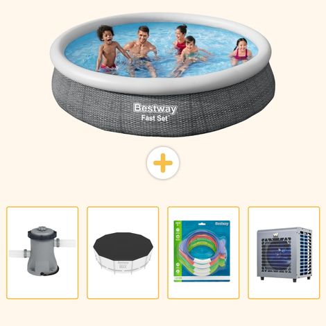 Bestway Bestway Fast Set Ronde - 366x76 cm - 5-pièces S338 (1/5)