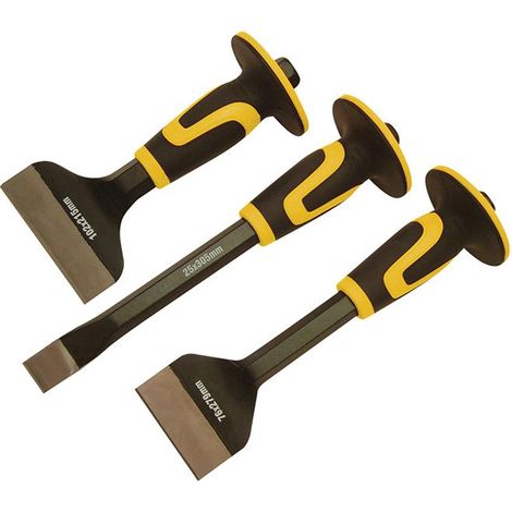 Roughneck 31-993 Chisel & Bolster 3 Piece Set 76 x 254mm 70 x 216mm & 254 x 25mm ROU31993 (1/3)