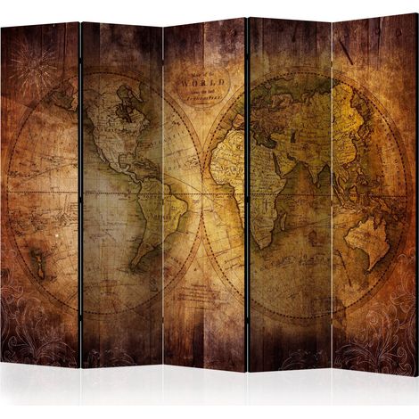 Paravento - World on old map II [Room Dividers] - 225x172 (1/4)