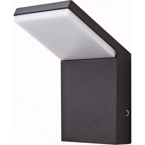 Applique a led da parete IP54 9W Nero 2200K/2700K/3000K On/Off - Senza sensore