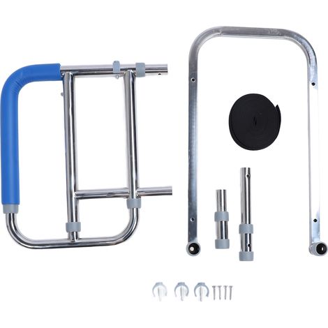 Barrière de lit pour adultes âgés, barre d'appui réglable en acier inoxydable 304, poignée de sécurité pour personnes âgées, chute de chevet (1/5)