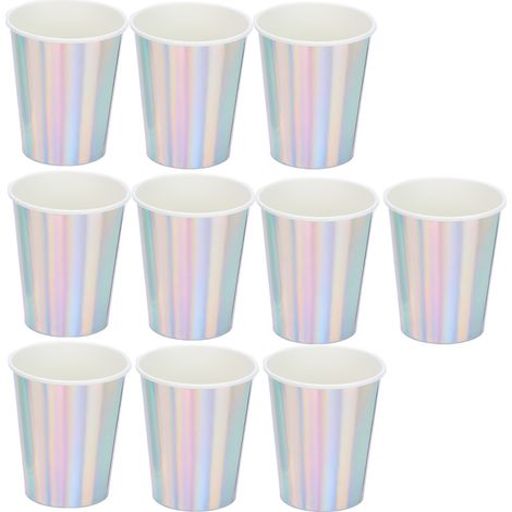 20 gobelets biodégradables jetables pour café, thé, jus - parfaits pour événements et recyclables (1/5)