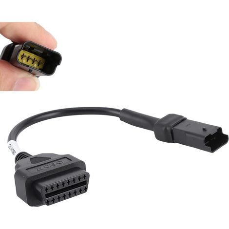 Connecteur Adaptateur de Diagnostic 4 Broches vers OBD2 pour Ducati Panigale, Câble de Diagnostic OBd2 pour Multistrada 1200 2010-2014 (1/5)