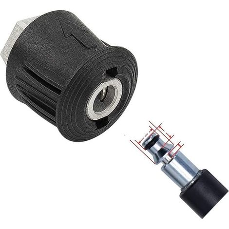 M22 high-pressure washer hose connector adapter, high-pressure washer outlet adapter (1/4)