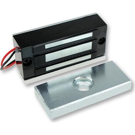 Serrure magnétique électrique Contrôle d'accès Métal Verrou de Porte DC12V Type de pour la porte simple de système de sécurité (1/5)