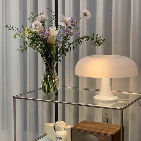 Lampe de Table Champignon Lampe de table en polycarbonate Blanc (1/4)