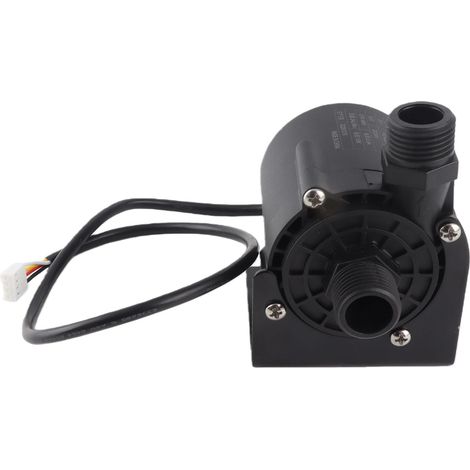 Pompe submersible résistante aux hautes températures, pompe de circulation d'eau, filetage G1/2, hauteur de refoulement de 13 mètres, débit de 24 l/min, 2 A, 48 W (1/5)