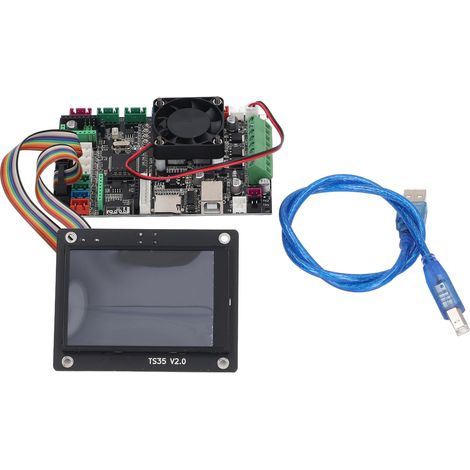 Carte mère imprimante 3D STM32F103 puce 32 bits écran 3,5 pouces contrôleur avec ventilateur 4010 pour KP5 (1/5)