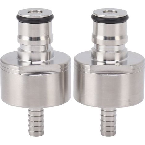 2 Bouchons de carbonatation en acier inoxydable, couplage CO2 pour bouteilles PET, remplissage bière soda (1/5)