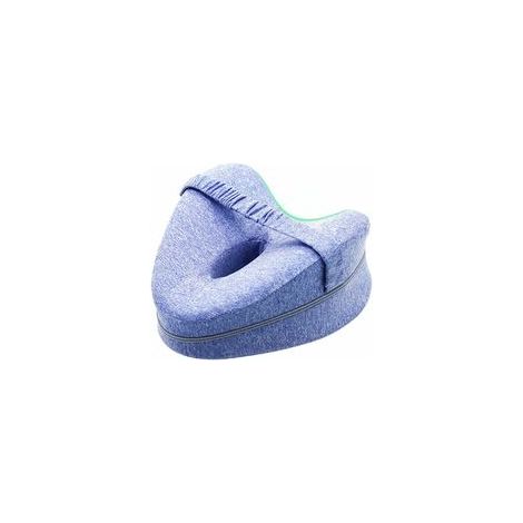 Ergonomisches Beinkissen, Seitenschläferkissen, Schlaufengedächtnis, orthopädisches Kissen, Kniekissen, optimaler Schlafkomfort, waschbares Bezugskissen für Seitenschläfer, Anti-Druck-Kissen, Blau (1/5)