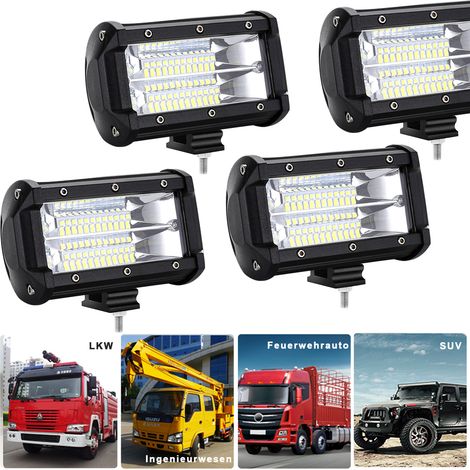 AUFUN Projecteur de travail LED Projecteur de complément Offroad Projecteur 4 x 72W (1/5)