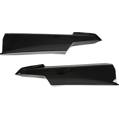 Coppia di protezioni angolari per splitter del paraurti anteriore per Serie 3 F30 F31 F3 320i 328i 330i 335i 340i 316d 318d 320d 330d M Sport Nero Pianoforte