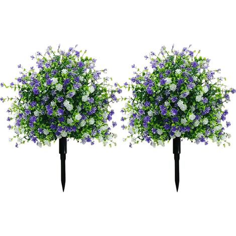 Arbre artificiel en pot avec piquets de fixation, camélia artificiel topiaire résistant aux UV pour l'extérieur, arbustes de camélia artificiels réalistes pour véranda, terrasse et jardin. (1/5)