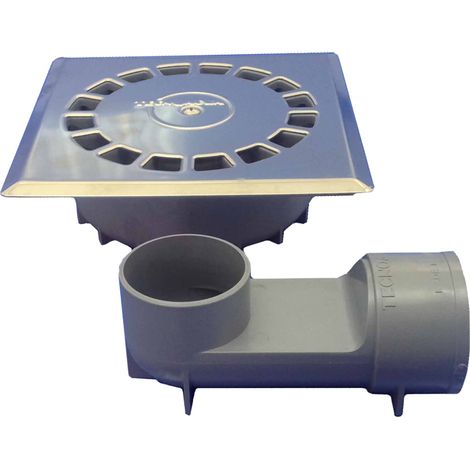 Siphon Pvc 360° Inox Rotation 360°, Nettoyage Facile - Tecnoagua