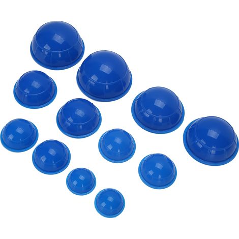 Ventouse Massage Bleu en Silicone, Set de Ventouses Anti-Cellulite, Appareil de Succion Thérapie pour Corps, Coussinets de Cupping Doux, Matériel de Bien-Être Musculaire (1/5)