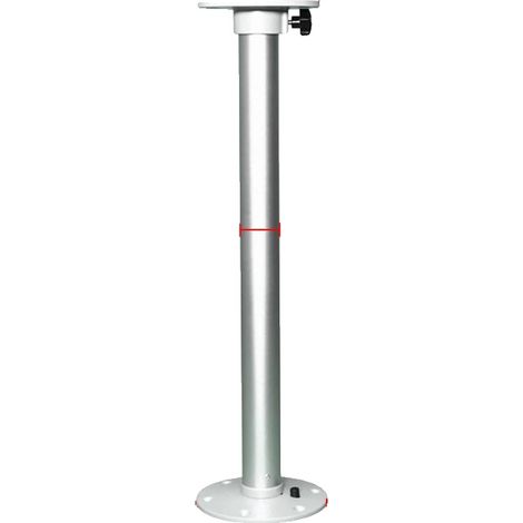 Sistema de patas de mesa, base de montaje en superficie, altura ajustable, 69,5 cm (27,36 pulgadas) (1/2)