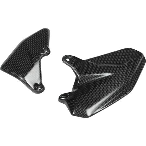 Plaques de protection pied gauche et droite moto en fibre de carbone 3K remplacement pour Ducati Multistrada V4 V4S 2021 et plus (1/5)