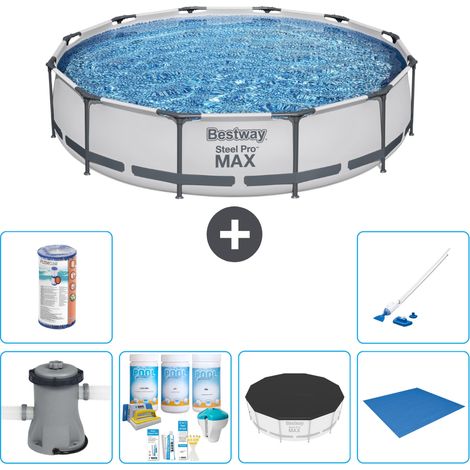 Bestway Bestway Steel Pro MAX Ronde - 366x76 cm - 7-pièces S21684 (1/5)