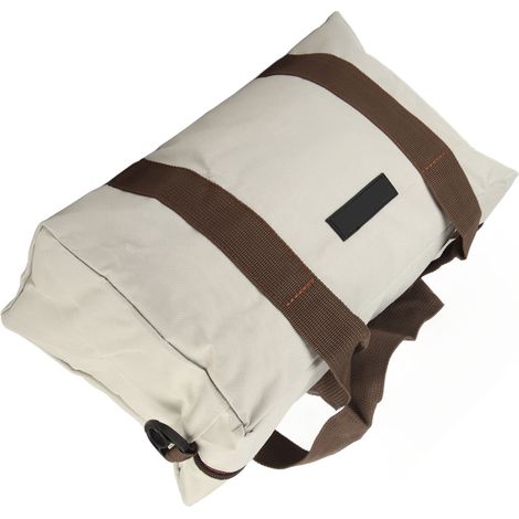 Sac à outils à large ouverture, étanche, haute capacité de charge, étui de rangement pour quincaillerie, sac à main en toile grise 40 cm (1/5)