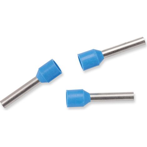 Aderendhülsen 2,50 mm², Länge 12 mm, blau, 50 Stück