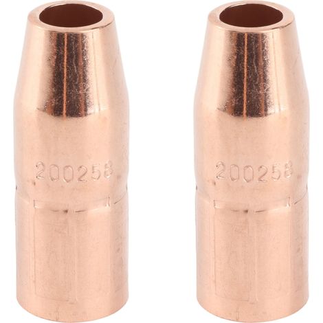 Boquilla de pistola de soldar MIG 200258 1/2 pulgada, 2 piezas, para pistola MIG Miller M25/M40 Hobart (1/5)
