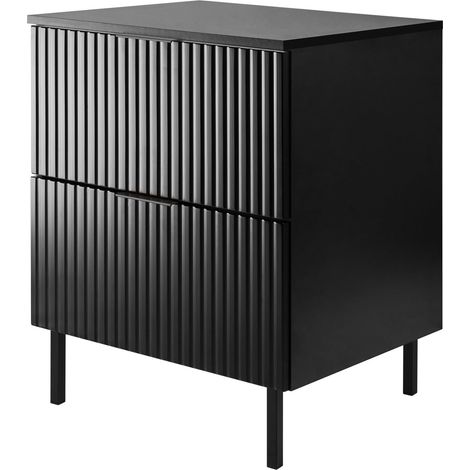 Mobile lavabo, Bianco, 60 x 77 x 46 cm, maniglia argento, gambe nere + Piano (1/5)