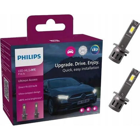 LED-Lampe H1 Access Philips 11258U2500CX, 2 Stück, neue Generation (1/5)