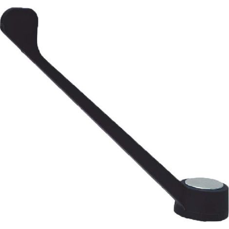 Leva clinica nera per rubinetto cucina industriale nero diametro 60 mm
