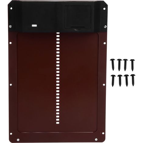 Jeffergarden Détection automatique de lumière de porte de Protection de volaille de porte de poulailler pour le maintien de la volaille de ferme marron (1/5)