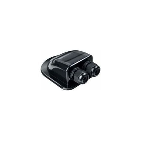Pressacavo solare a doppio ingresso, scatola di derivazione per cavi solari per roulotte e barche, camper, barche, yacht, tetti, rimorchi, tipi di cavo da 2 mm a 6 mm - Crezuo
