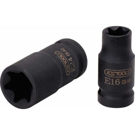 3/8" Torx-E-Kraft-Stecknuss, kurz, E14 (1/3)