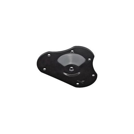 Hettich Montageplatte 11,6 x 15,1 x 1,03 cm schwarz - 1 Stück Montageplatte