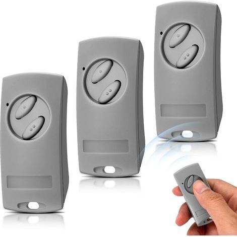 Set mit 3 433,92 MHz Fernbedienungen für ECOSTAR RSE2, RSC2, RSZ1 und Hörmann Liftronic Garagentoröffner (1/5)
